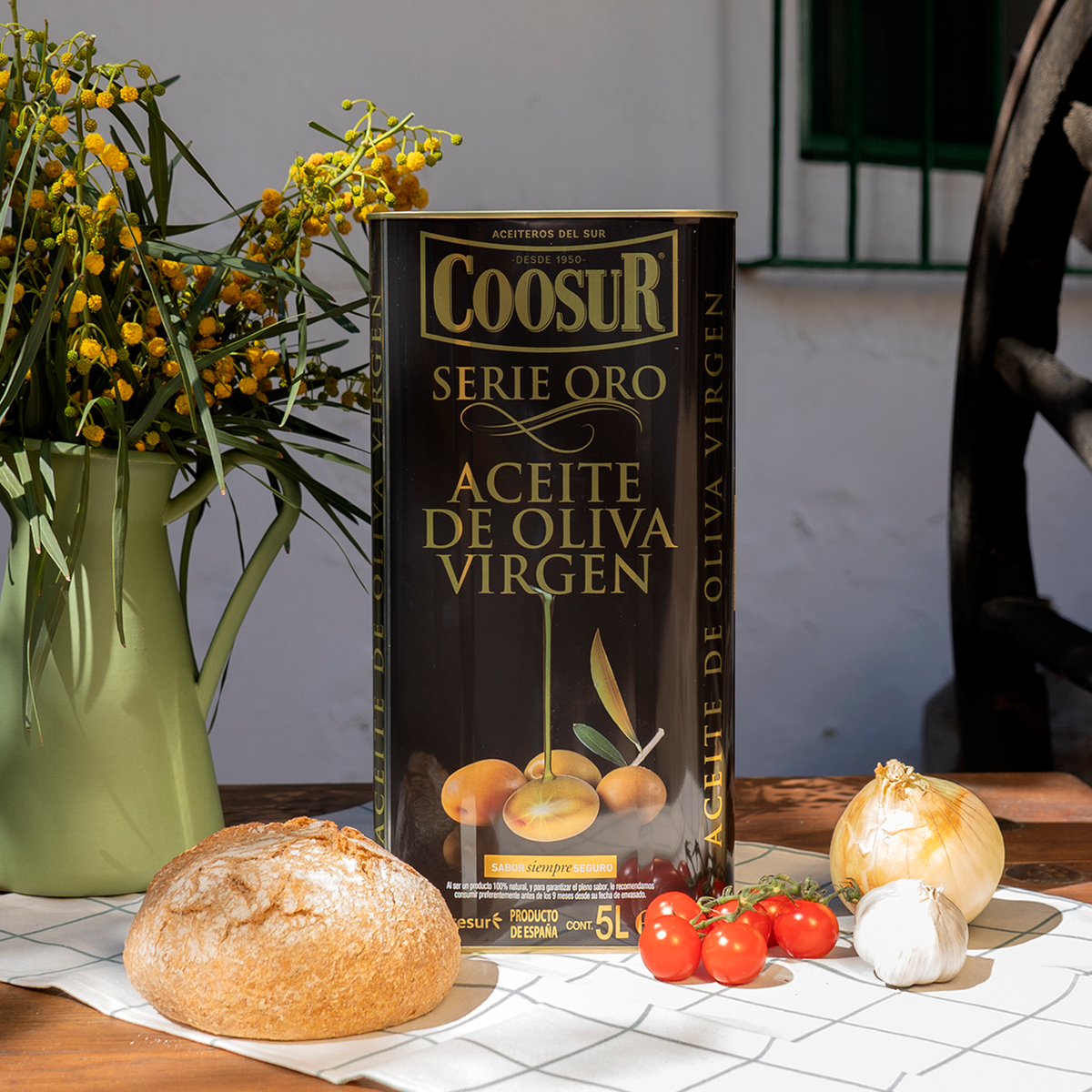 Virgen Serie Oro en Lata 5L