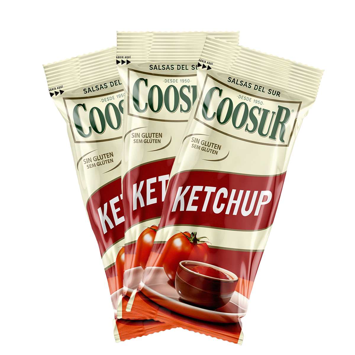 250 Monodosis de Kétchup 10 gramos