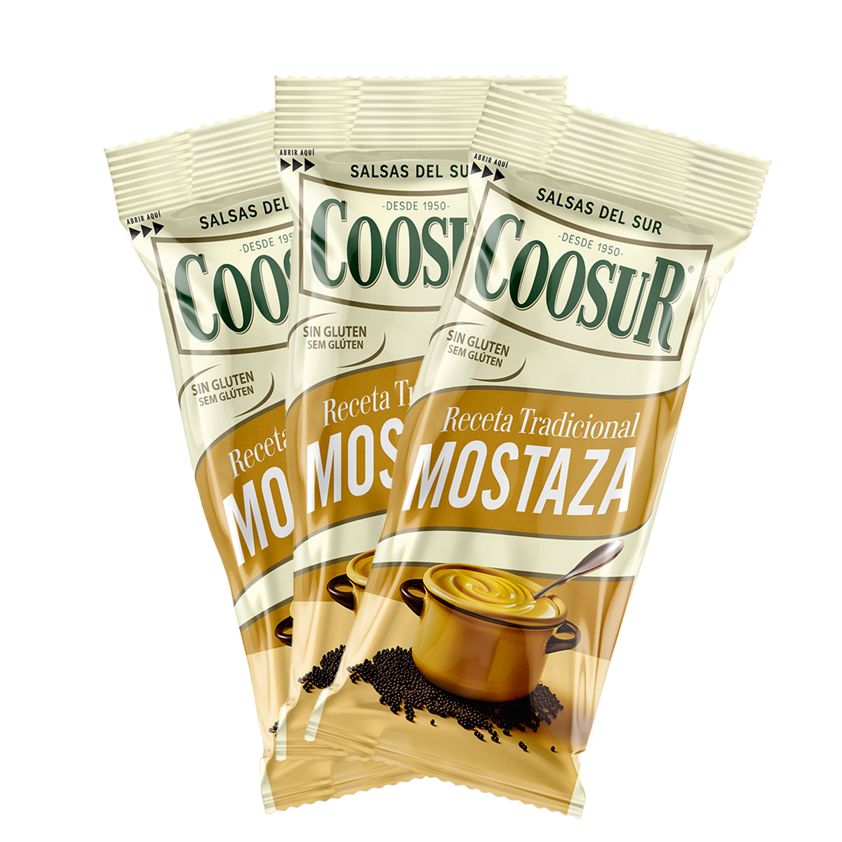 250 Monodosis de Mostaza 5 gramos