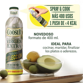 Virgen extra selección en spray de 400 ml