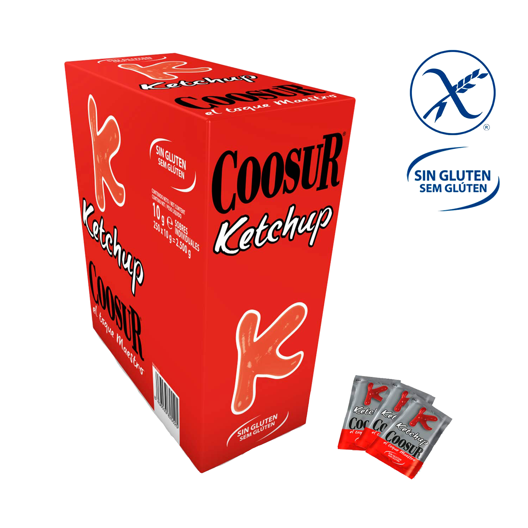 250 Monodosis de Kétchup 10 gramos